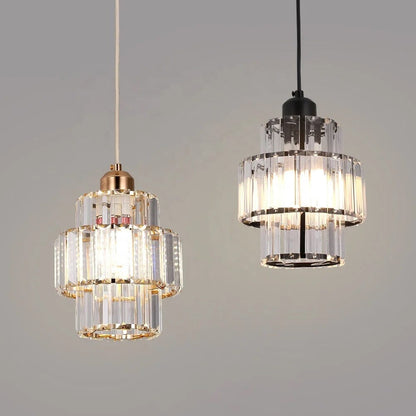 Elegante lampada a sospensione in cristallo Saela - illuminazione di lusso