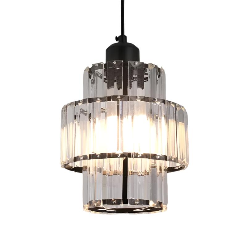 Elegante lampada a sospensione in cristallo Saela - illuminazione di lusso