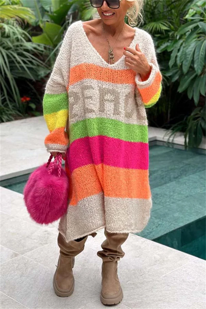 Loose Ibiza Peace Sweater - Pamela