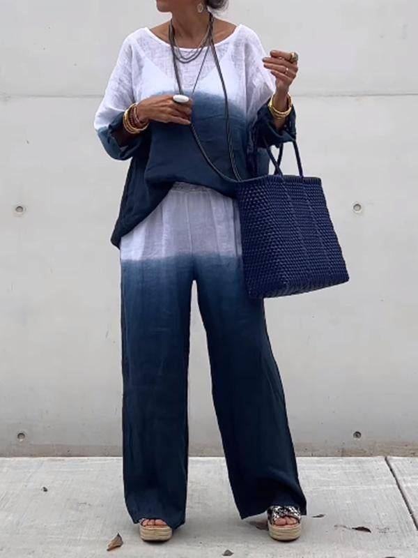 Cotton and Linen Women's Clothing Set - Berryl