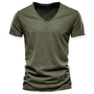 Camiseta de cuello en V para hombre
