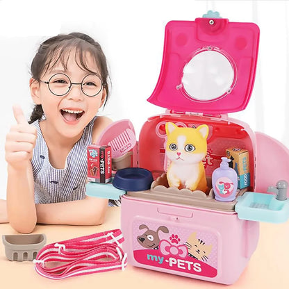 Pet Paradise - Portable Pet Grooming Set - For Children - Play and Learn