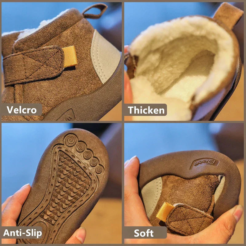 Winter Snow Boots for Toddlers – Non-slip and Warm with Plush Lining