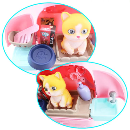 Pet Paradise - Portable Pet Grooming Set - For Children - Play and Learn