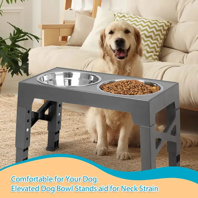 VitalPET – Adjustable feeding stand for dog bowls