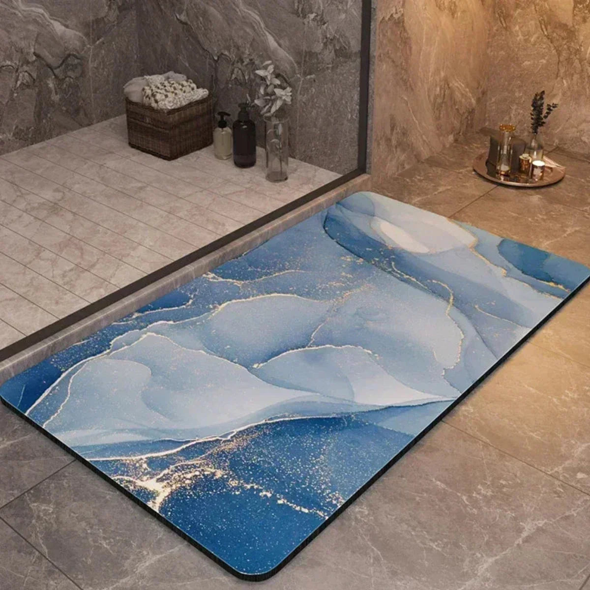 Snel drogende antislipbadmat – veilig en comfortabel voor badkamer en douche