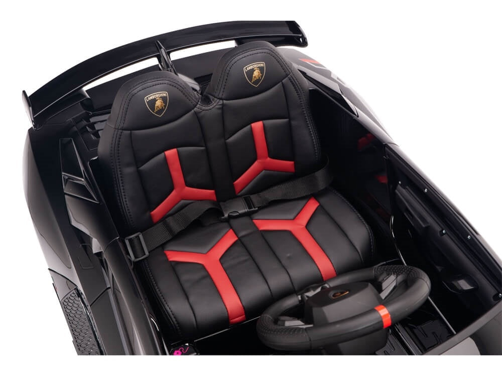 Auto elettrica per bambini Veneno 12 V a 2 posti grigio metallizzato