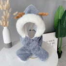 Mini-Wintermode - niedlicher Hut und Schal in einem
