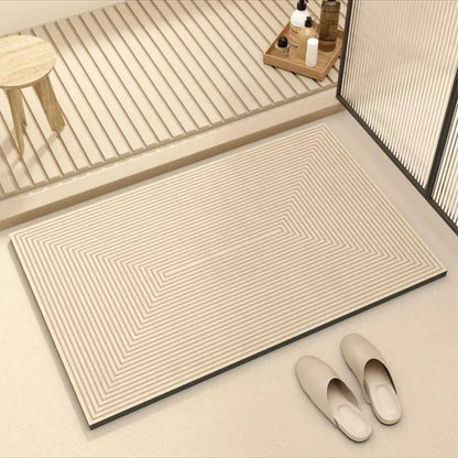 Quick-Drying Bath Mat with Non-Slip Backing for a Safe Bathroom