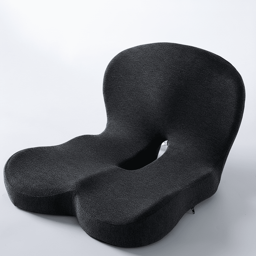 Ergonomic Memory Foam Seat Cushion for Office and Car – Comfortable Sitting