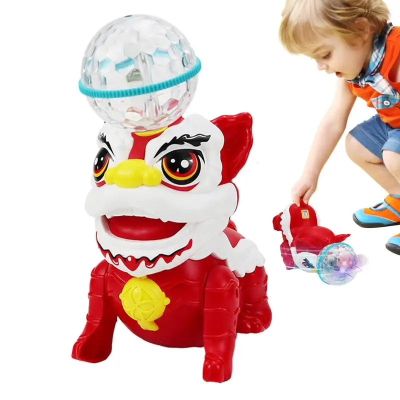 Leão dançante - brinquedo criativo - estimula a imaginação - desenvolve a motricidade