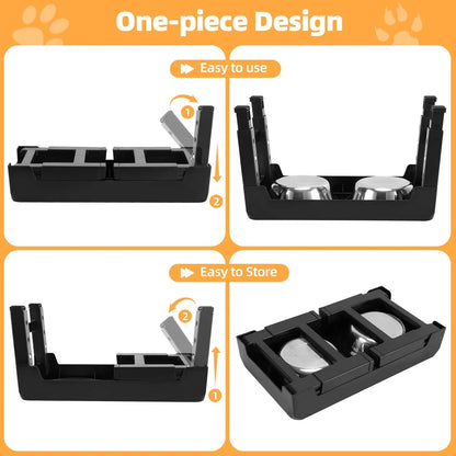 VitalPET – Adjustable feeding stand for dog bowls