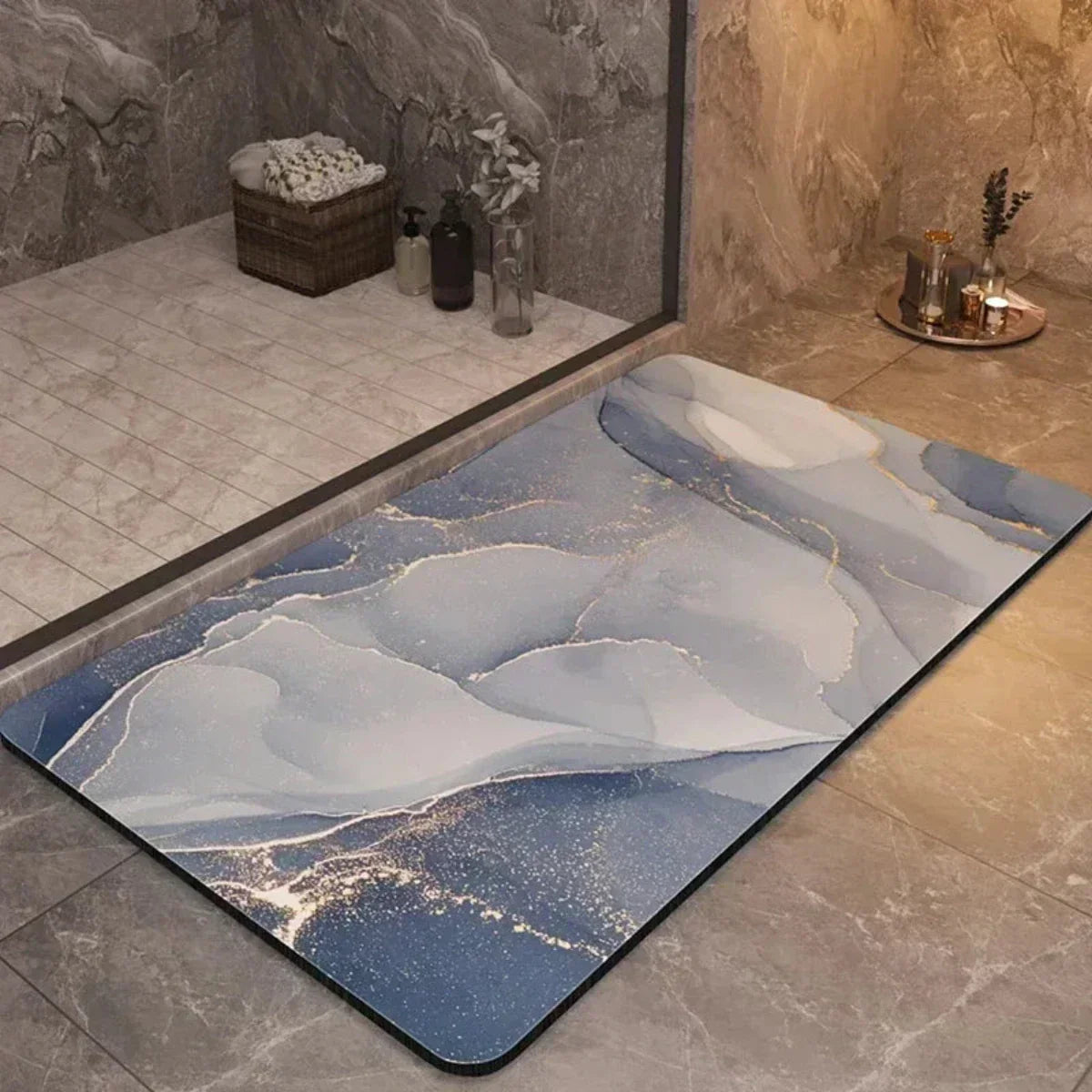 Snel drogende antislipbadmat – veilig en comfortabel voor badkamer en douche