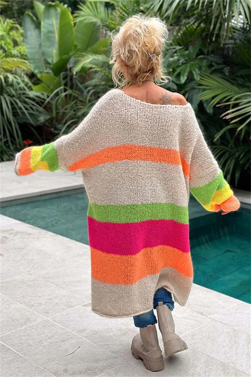 Loose Ibiza Peace Sweater - Pamela