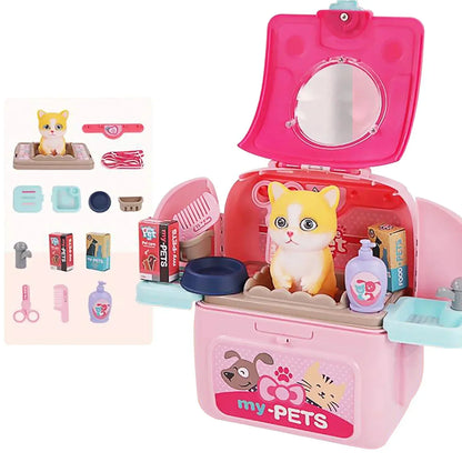 Pet Paradise - Portable Pet Grooming Set - For Children - Play and Learn