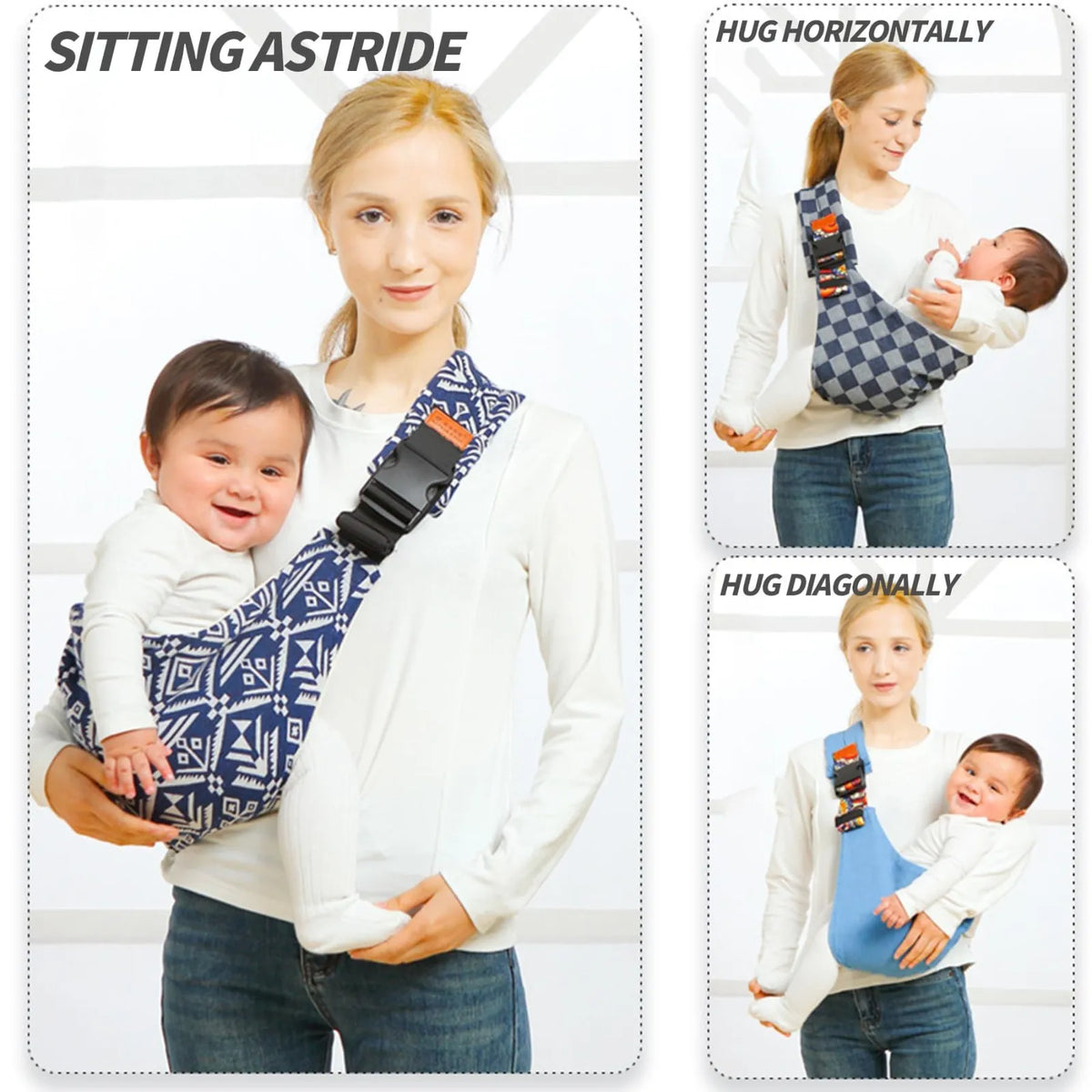 Carrycare Child Carrier - Adjustable - Hip Carrier - Comfortable and Practical