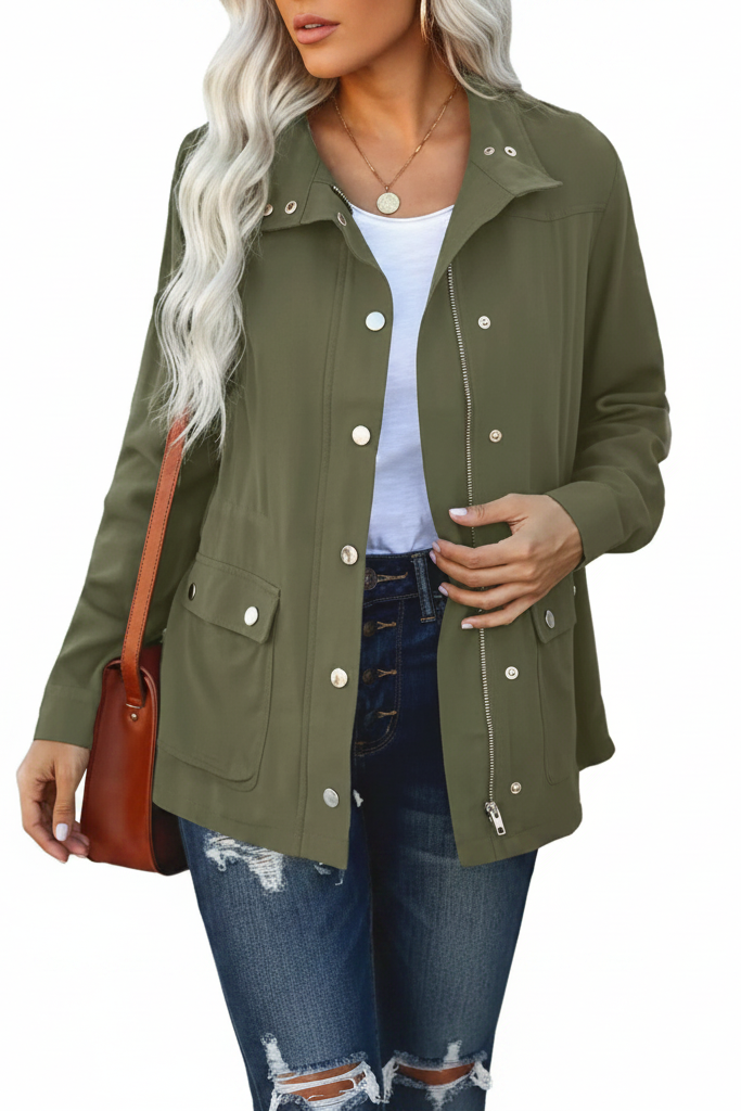 Open blazer voor dames met revers en lange mouwen