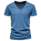 Camiseta de cuello en V para hombre