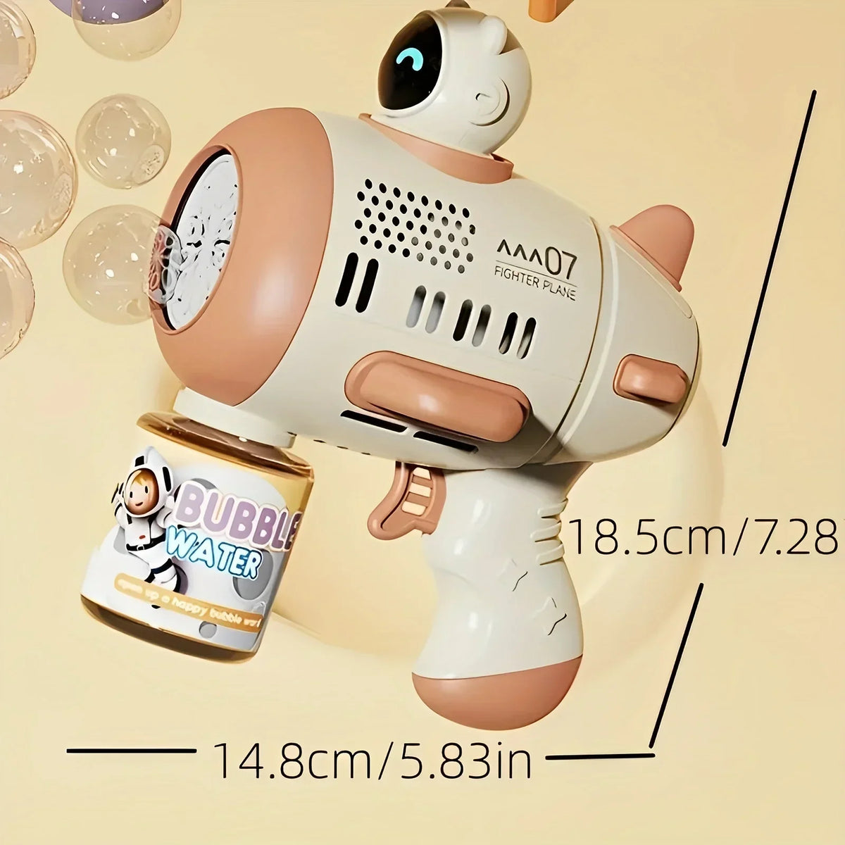 Lança-bolhas Spaceman - Brinquedo inovador de bolhas - Diversão garantida ao ar livre