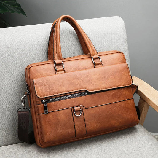 Benedicto – Bolso de cuero elegante para hombre