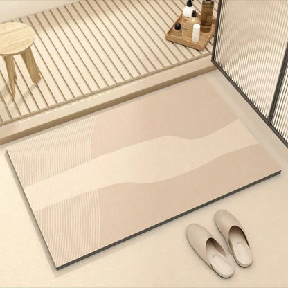 Quick-Drying Bath Mat with Non-Slip Backing for a Safe Bathroom