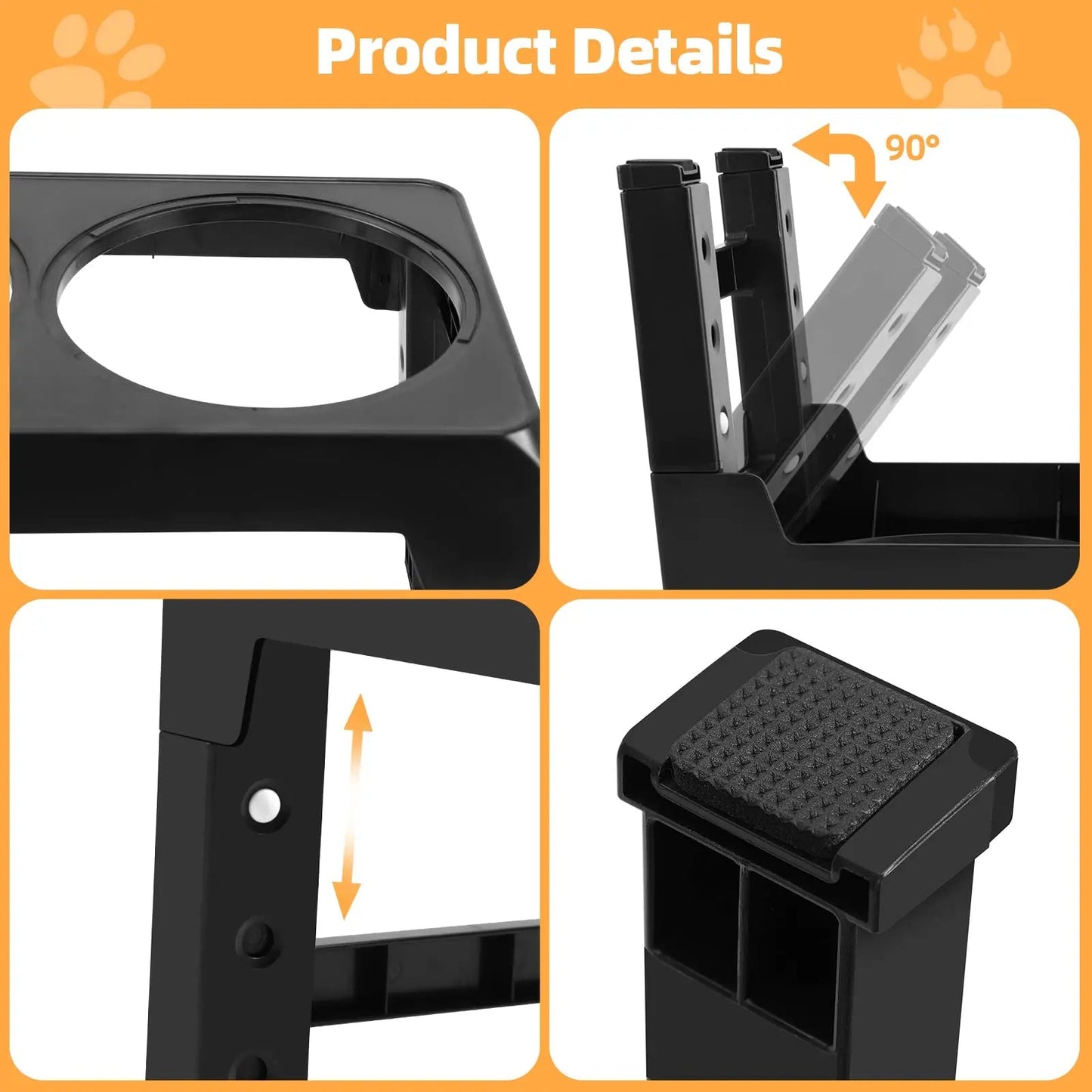 VitalPET – Adjustable feeding stand for dog bowls