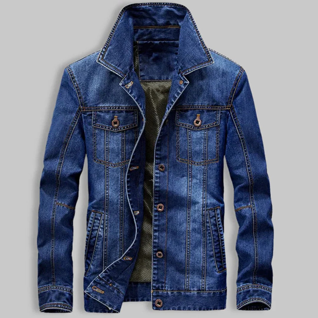 Urban Denim Men's Jacket – Robust and Timeless Design