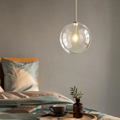 Scandinavian Glass Pendant Lamp - Minimalistic and Modern