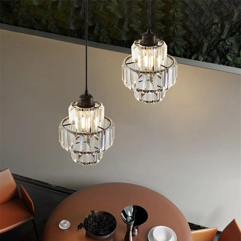 Elegante kristallen hanglamp Saela - Luxe verlichting