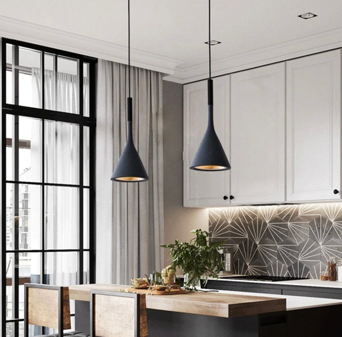 Minimalist Pendant Light - Adjustable and Elegant Design