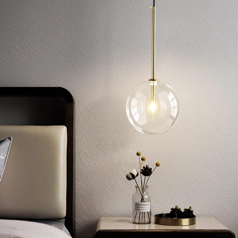 Scandinavian Glass Pendant Lamp - Minimalistic and Modern