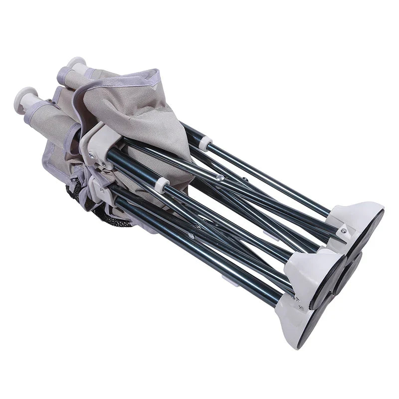 Silla alta plegable portátil - Cómoda - Ahorra espacio - Ideal para viajar