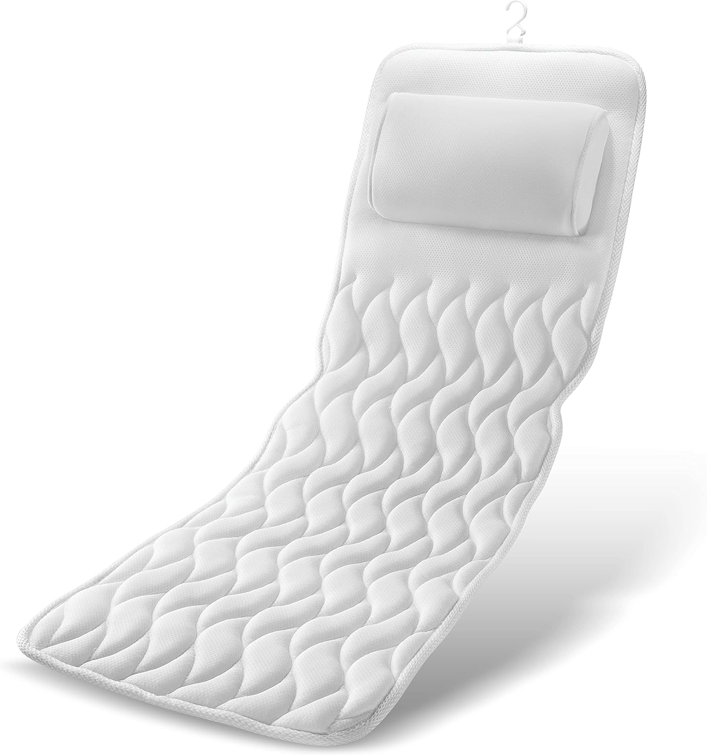 Full Body Bath Pillow with Breathable Mesh and Ergonomic Design