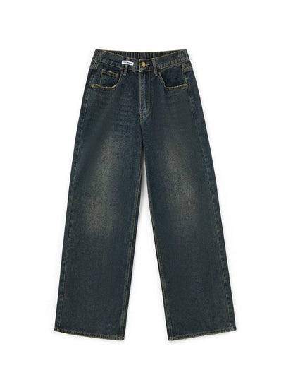 Nadja - Vintage Baggy Jeans with Washed Effect