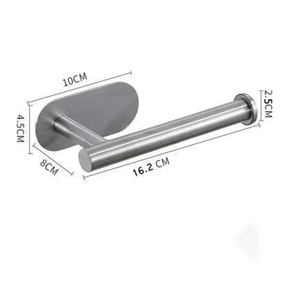 Modern minimalist toilet roll holder made of stainless steel