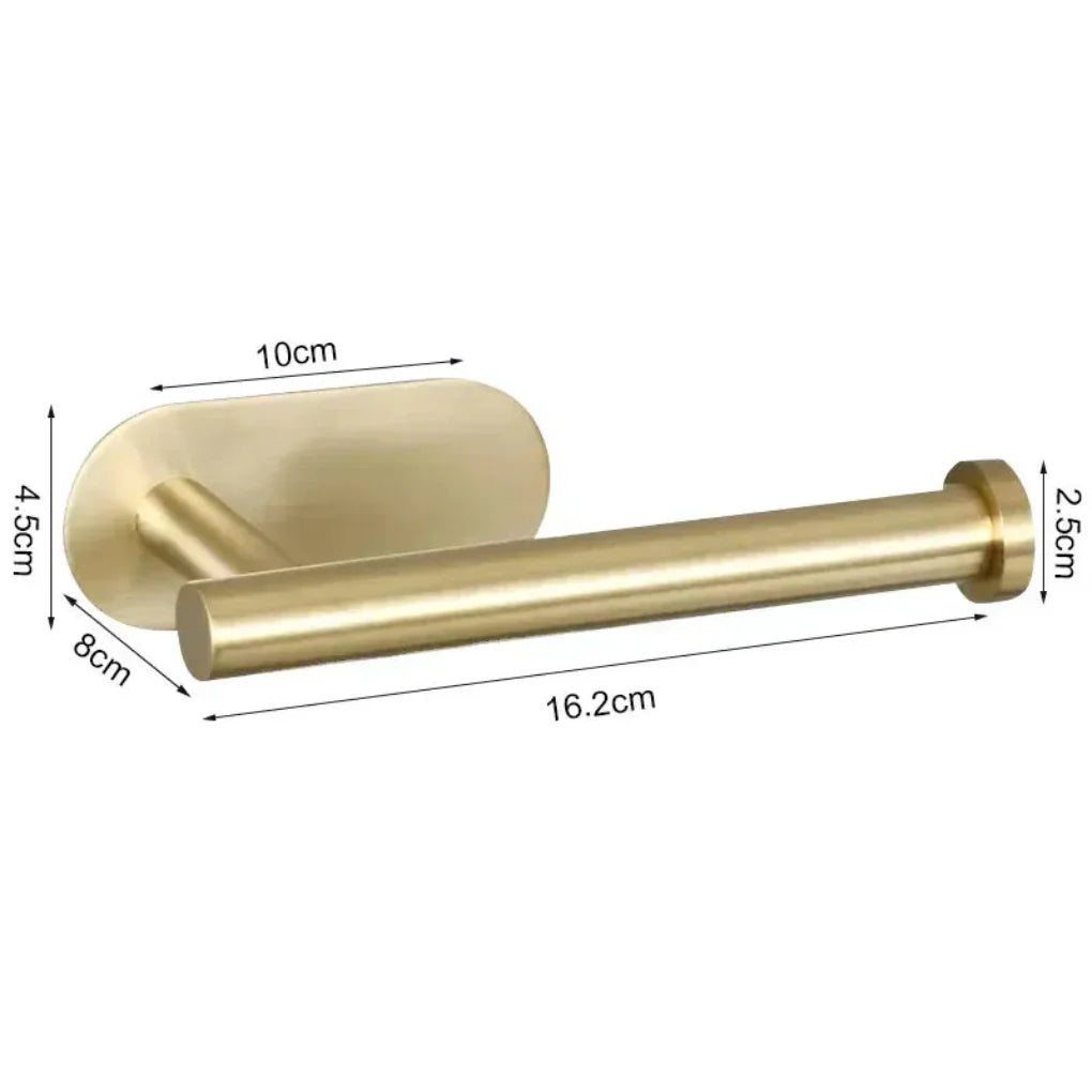 Modern minimalist toilet roll holder made of stainless steel