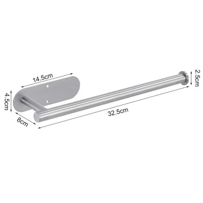 Modern minimalist toilet roll holder made of stainless steel