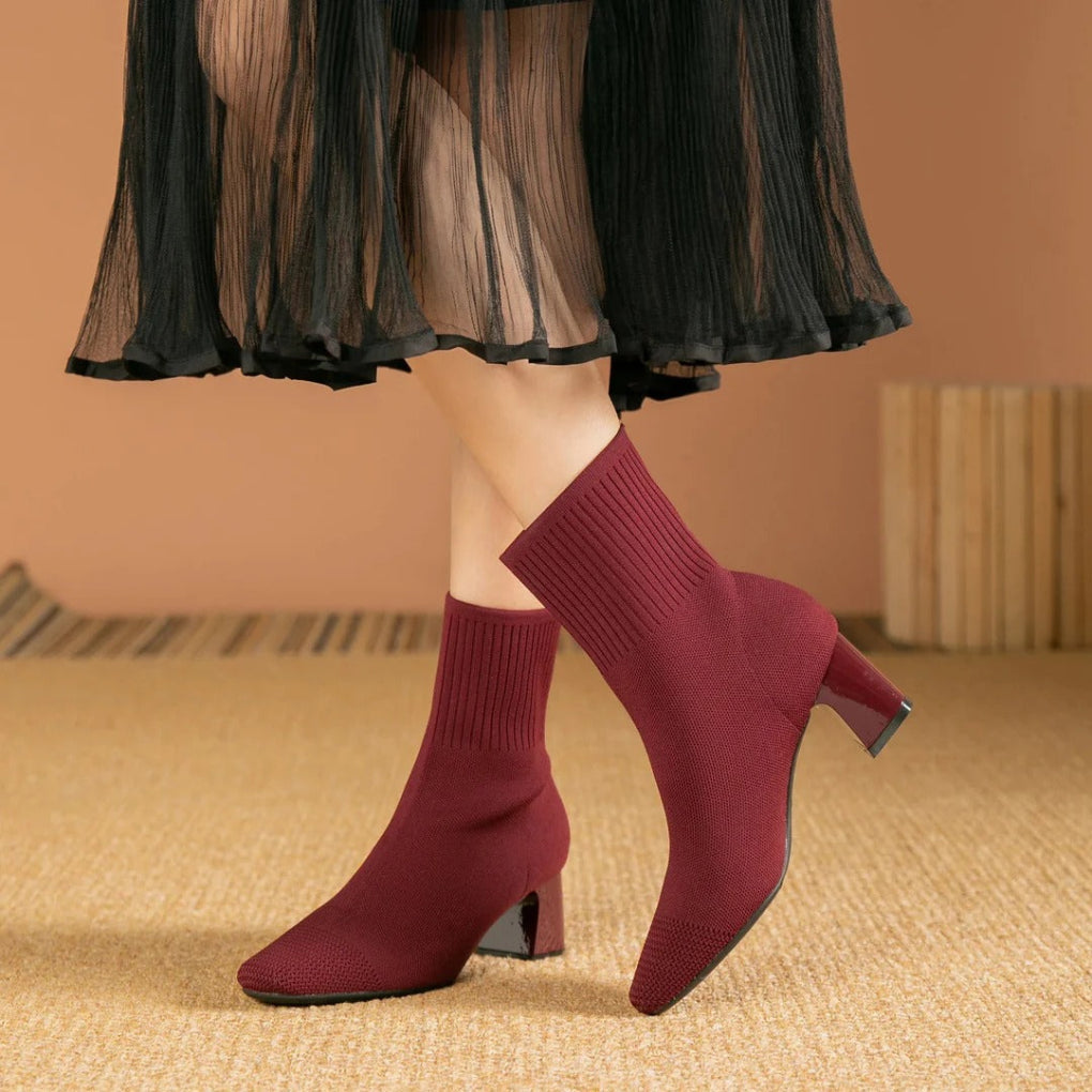 Modern Comfort Edge knitted sock boots for women