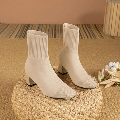 Modern Comfort Edge knitted sock boots for women