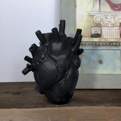 Jarrón creativo con forma de corazón - artístico y elegante para cualquier interior