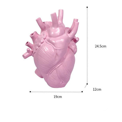 Jarrón creativo con forma de corazón - artístico y elegante para cualquier interior