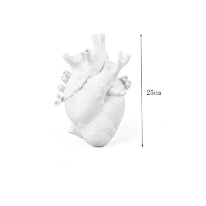 Jarrón creativo con forma de corazón - artístico y elegante para cualquier interior