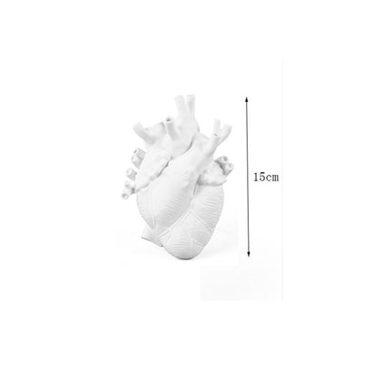 Jarrón creativo con forma de corazón - artístico y elegante para cualquier interior