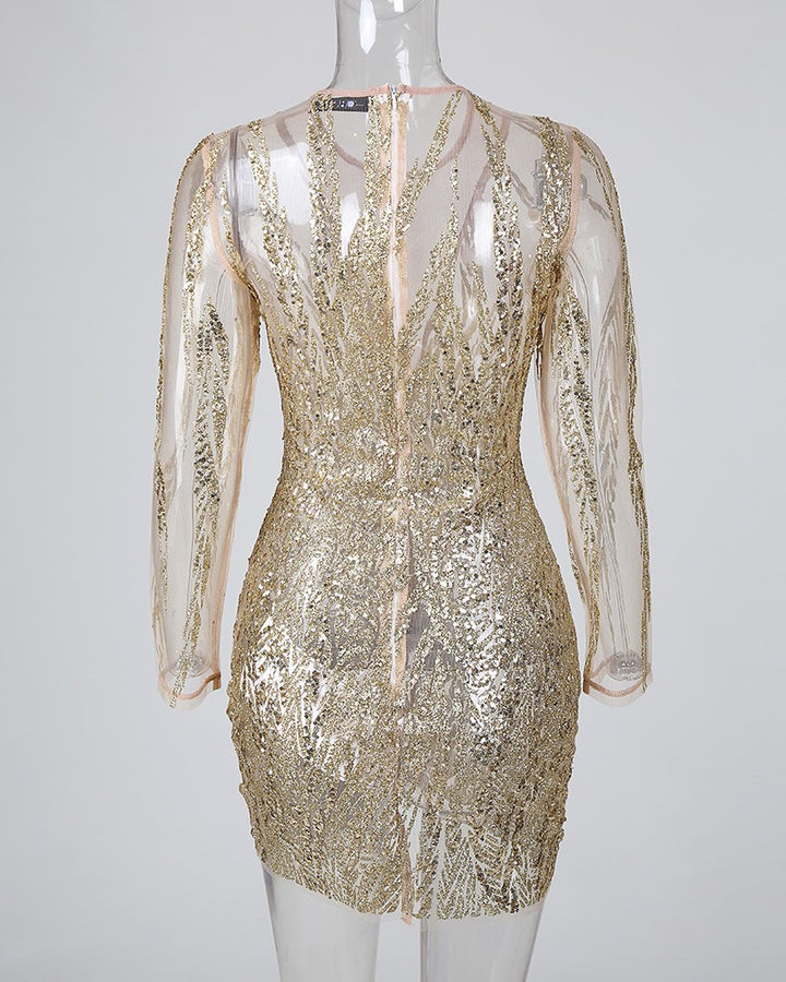 Isabel | Bodycon Dress with Glitter for Women