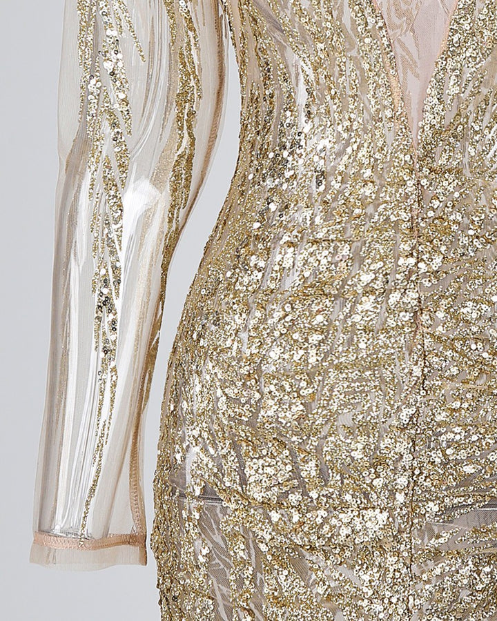 Isabel | Bodycon Dress with Glitter for Women