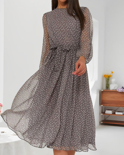 Isabelle | Elegant loose dress with dots