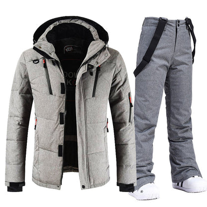 Men's Ski Pack - Weather-Ready Padded Winter Jacket and Trouser Set