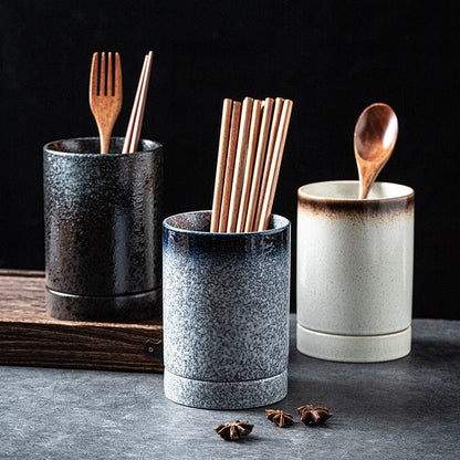 Japansk holder for kjøkkenredskaper - elegant design - funksjonell og stilfull