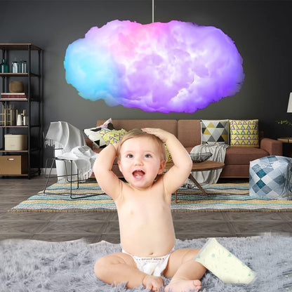 LED Cloud Pendant Light with Colourful Lighting