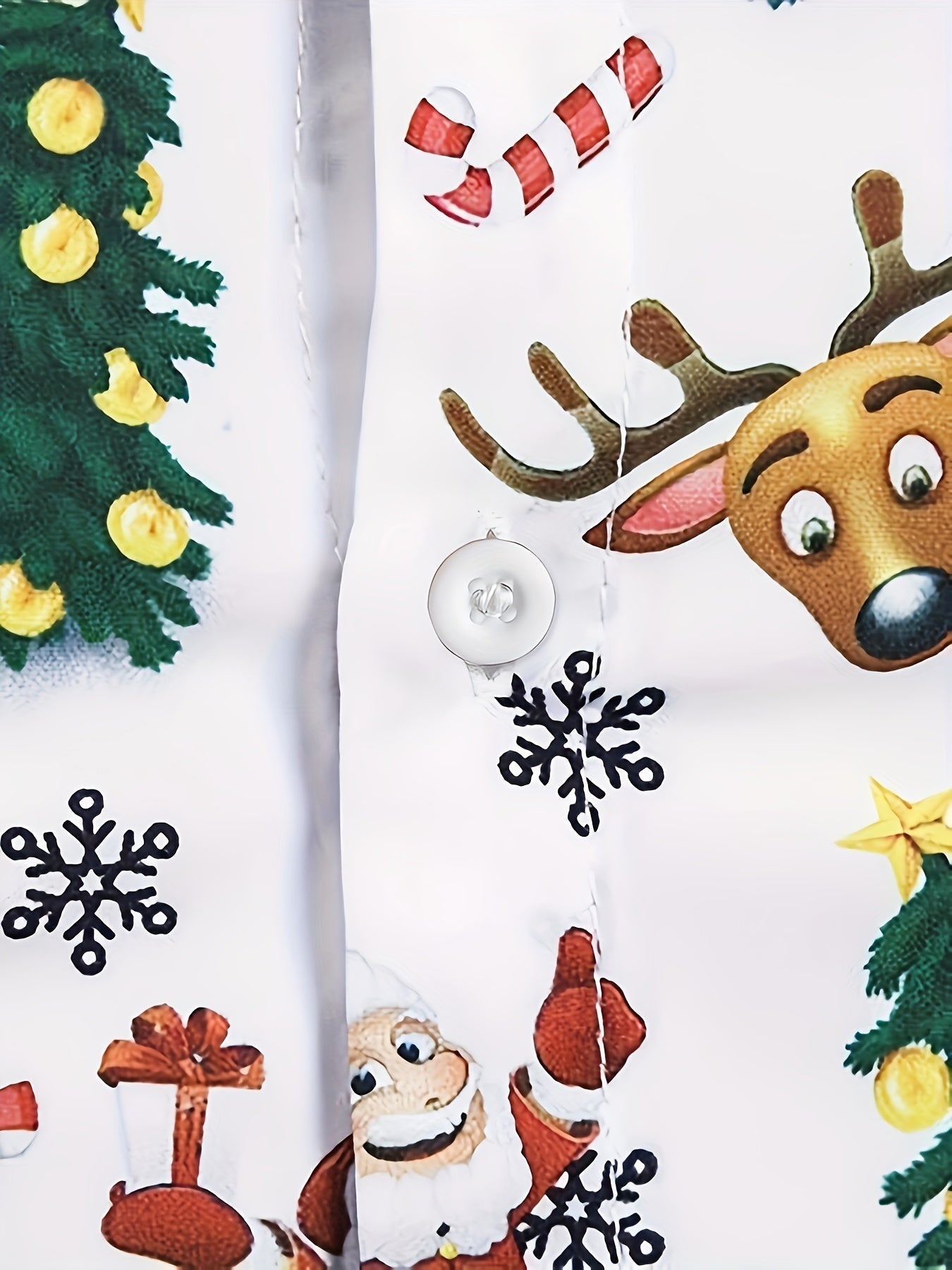 Jasper | Festive Christmas Print Long Sleeve Shirt